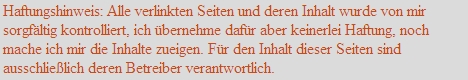 Haftungshinweis